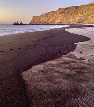 Black Sand Beach at Sunrise