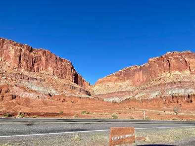 The Fluted Wall at Capitol Reef National Park